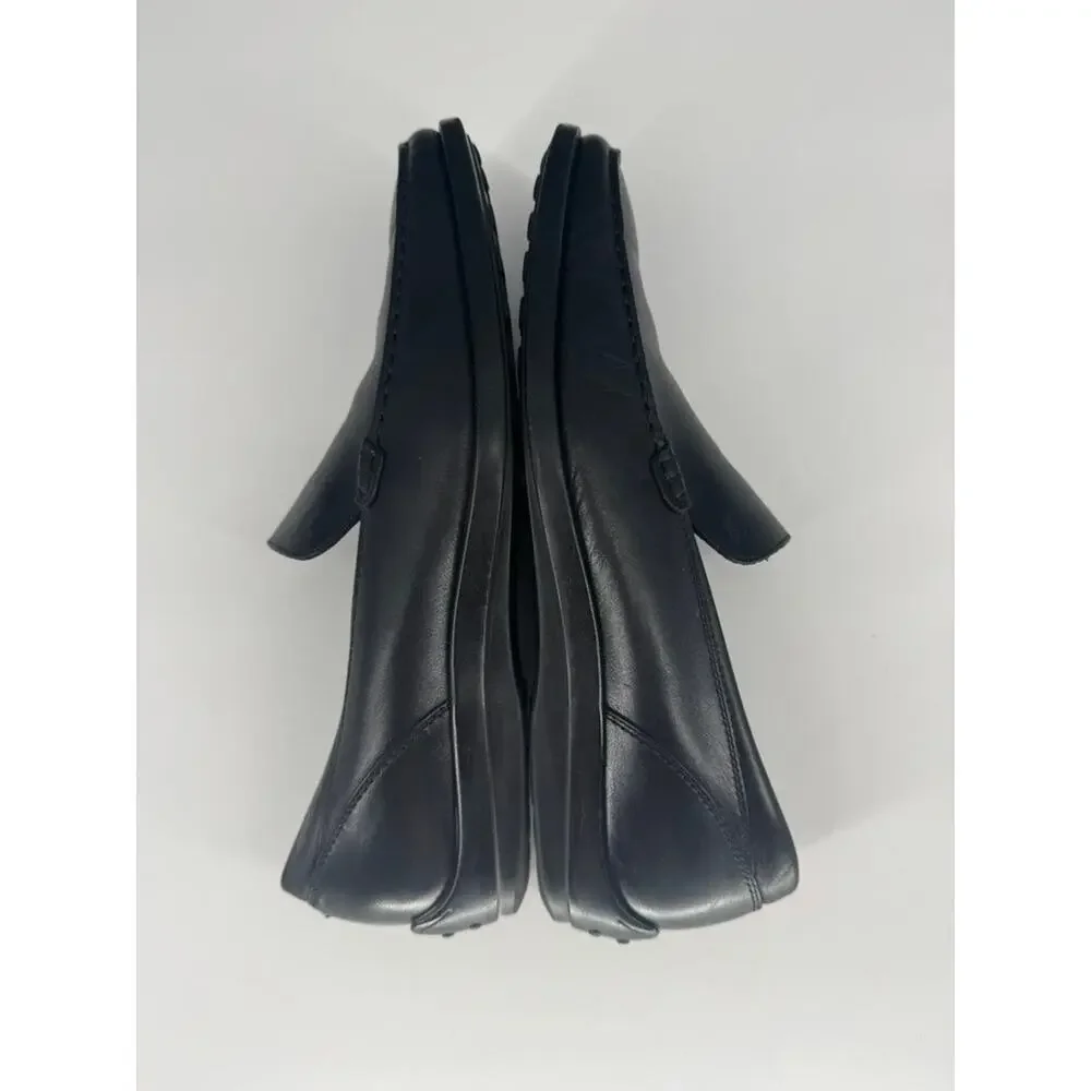 Tod's Black Leather Loafers - Picture 4 of 10